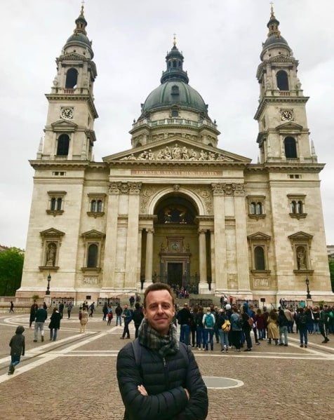 Fabio Haubert em Budapeste Hungria